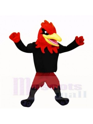 Sport Roadrunner with Black Shirt Mascot Costumes Adult