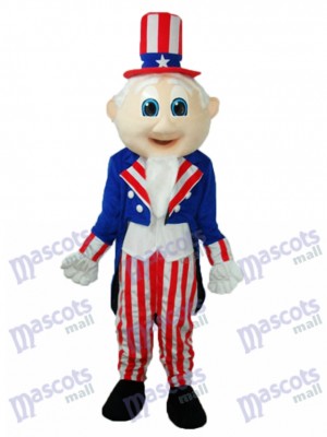 Uncle Sam Mascot Adult Costume Cartoon People  