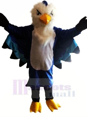 Fierce Blue Eagle Mascot Costumes Cartoon