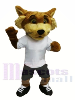 Fox with White T-shirt Mascot Costumes Animal