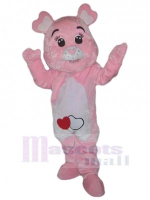 Cute Pink Bear Mascot Costume For Adults Mascot Heads