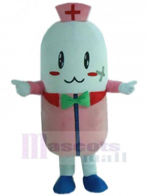 Pink Pill Mascot Costume