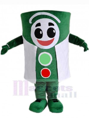 Green Traffic Light Mascot Costume