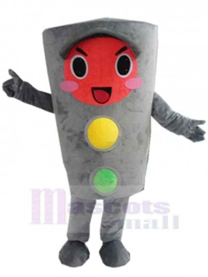 Gray Traffic Light Mascot Costume