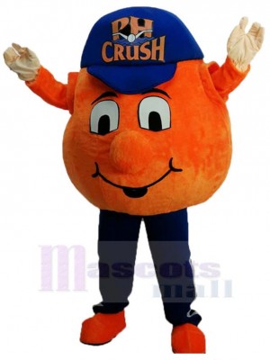 Orange Baseball Mascot Costume