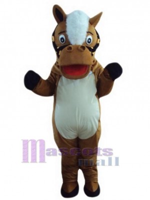 Lovely Horse Mascot Costume Animal