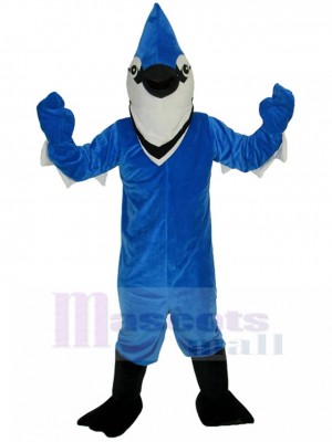 Cute Blue Jay Bird Mascot Costume Animal