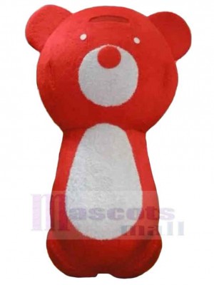 Baby Red Bear Mascot Costume Animal