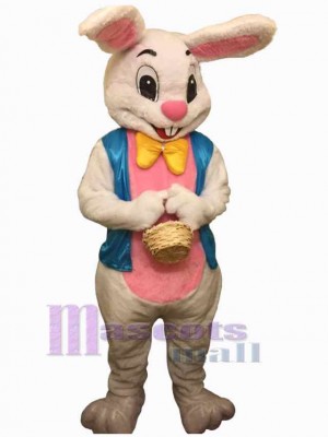 Friendly Bunny Rabbit Mascot Costume Animal