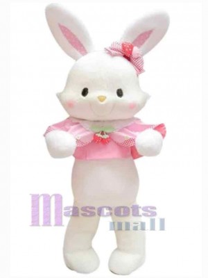 Cartoon White Rabbit Mascot Costume