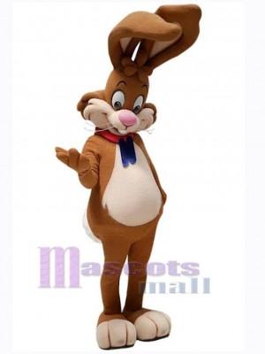 Cartoon Brown Bunny Mascot Costume