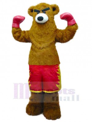 Boxing Bear Mascot Costume For Adults Mascot Heads