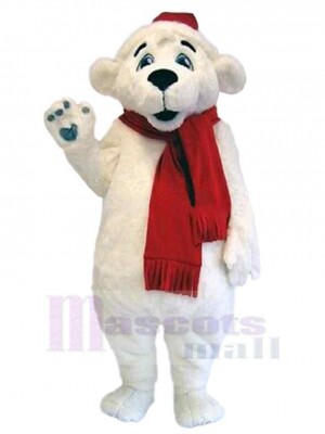 Lovely Polar Bear Mascot Costume For Adults Mascot Heads