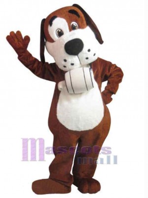 Smart Brown Dog Mascot Costume Animal