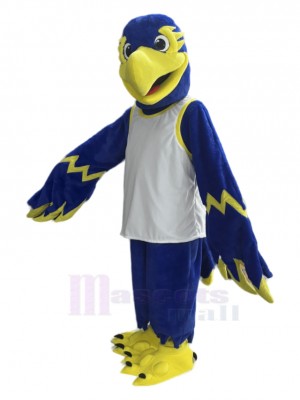 Blue Hawk Bird Mascot Costume Animal