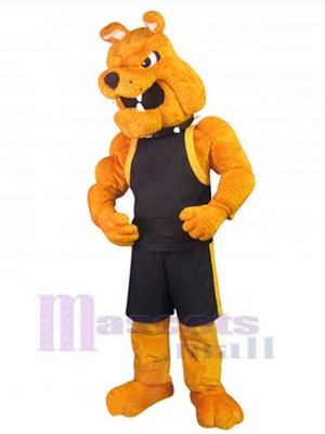 Bulldog Boy Dog Mascot Costume Animal