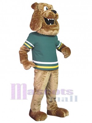 School Bulldog Dog Mascot Costume Animal