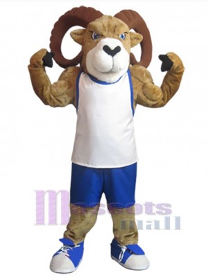 Sporty Ram Mascot Costume Animal