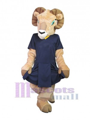 Female Ram Mascot Costume Animal