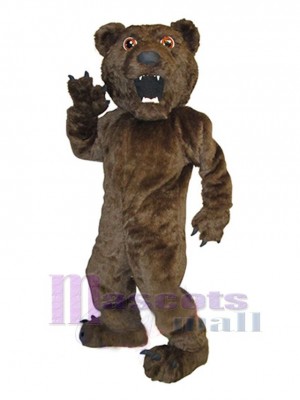 Power Brown Bear Mascot Costume Animal