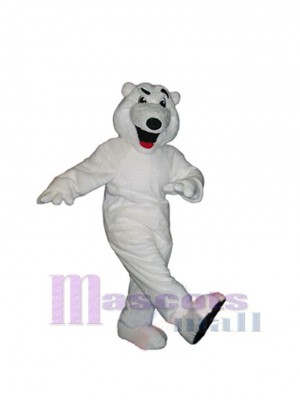 School Polar Bear Mascot Costume Animal