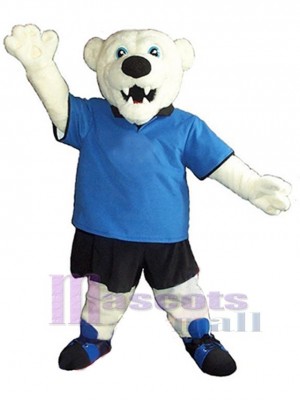 Soccer Bear Mascot Costume Animal