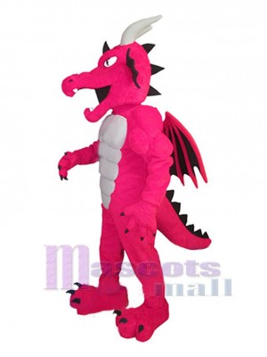 Pink Dragon Mascot Costume Animal