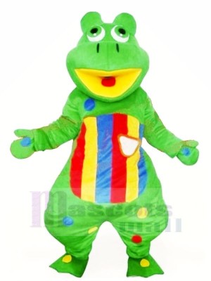 Lovely Green Frog Mascot Costumes Cheap