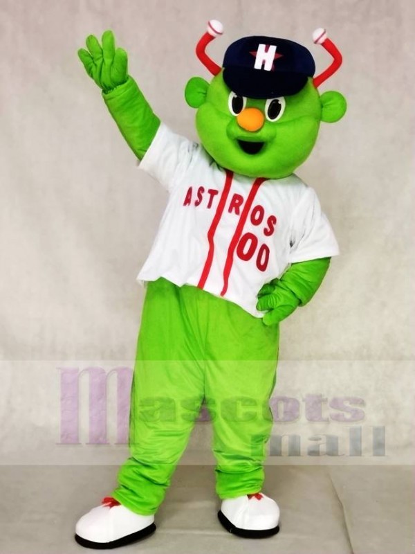 custom alien mascot costume Houston Astros amazing-mascot.com